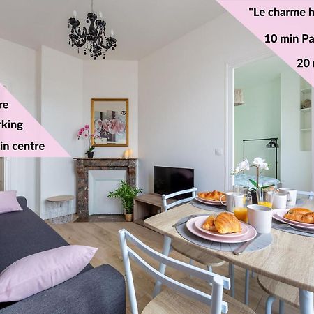 Ferienwohnung Le charme haussmannien-10 min Paris Argenteuil Exterior foto